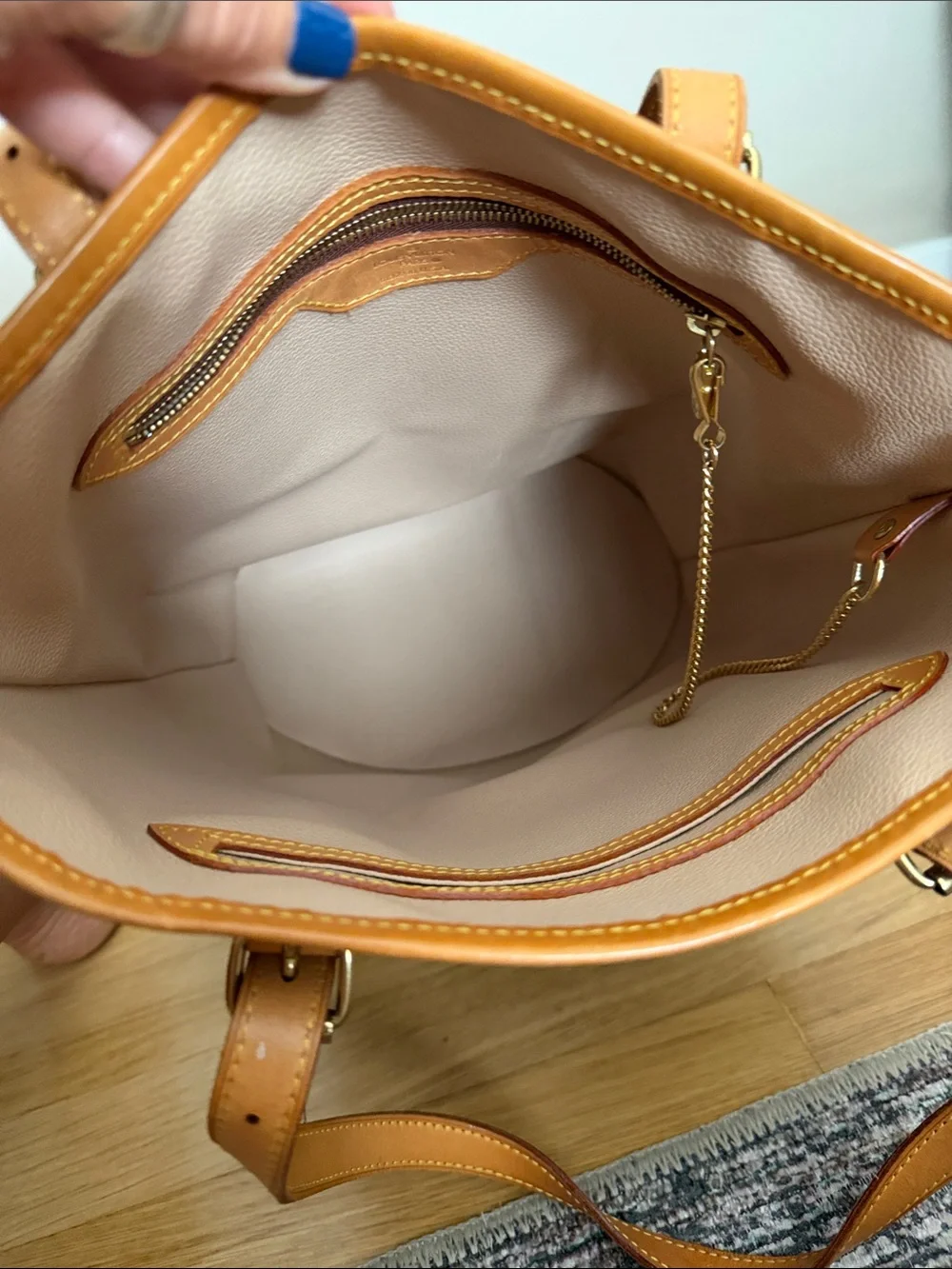 Louis Vuitton Monogram Bucket Bag in Dark Brown & Vachetta